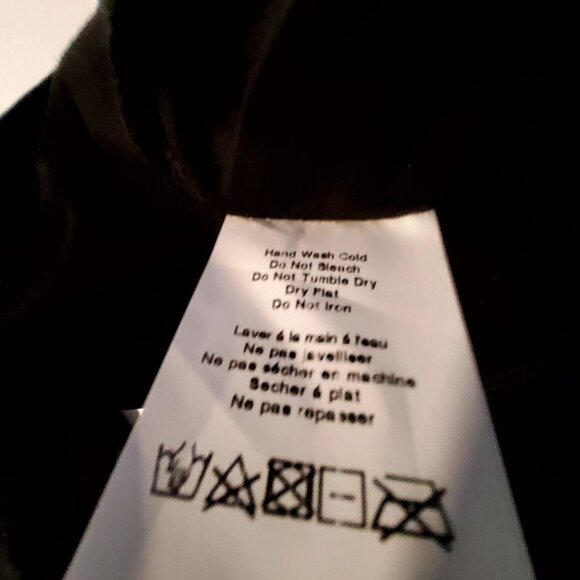 Miki Womens Black Stretch Leggings XL Cotton/Spandex Blend High Waist  USA Made - Picture 8 of 8